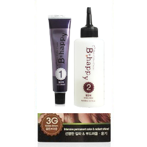 선명한칼라 색상오래지속 직접짜서 바르는 염색약 3G