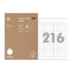 폼텍)바코드용라벨(LQ-3216/20매/216칸)
