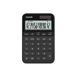 카시오)계산기(MS-20YC/블랙/12자리)