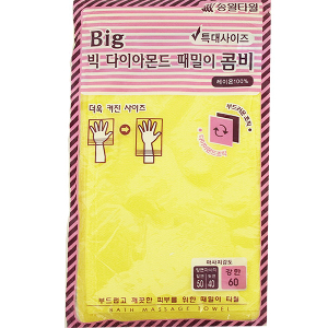송월 빅다이아몬드 때밀이콤비 240 x 140mm , 10매입