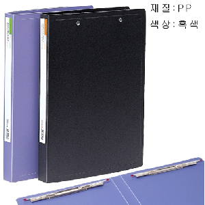 문화)더블 스프링화일 A4 (흑색,상철,PP) F405-7