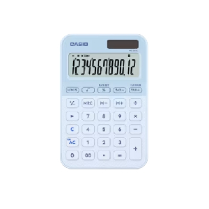 카시오)계산기(MS-20YC/블루/12자리)