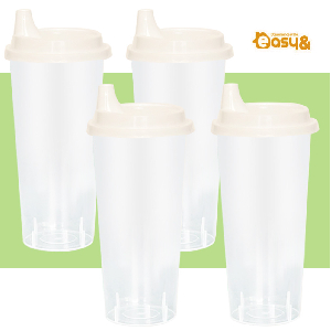 빨대가 필요없는 리유져블 텀블러 700ml 4p