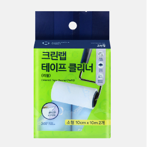 크린랩 테이프클리너 리필 2매입 소형  10cm x10M