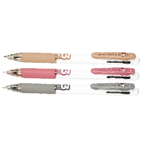모나미)플립3 3색볼펜(0.38mm/탄베이지)-다스(12입)