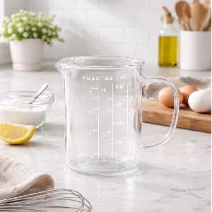 마카 내열유리 계량컵 500ml