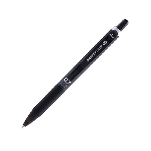 마이펜)세이프티클립 볼펜(0.7mm/흑)-다스(12개입)