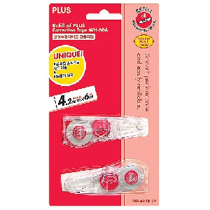 PLUS)수정테이프 리필(WH-604R-2P)