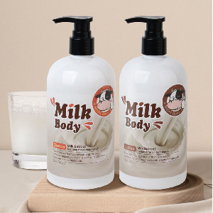 촉촉 우유거품 부드러운 바디로션 500ml+클렌저 500ml