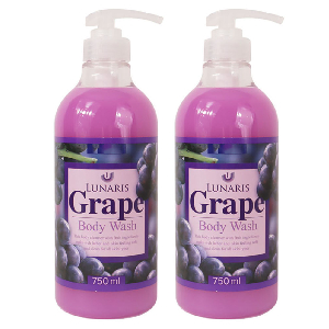 촉촉 온몸을감싸는 기분상쾌 바디워시 750ml 포도 2개