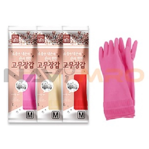고무장갑 가정용 (중)_1PK(10켤레)