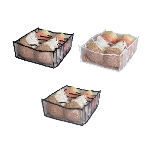 메쉬 브래지어 속옷 서랍 칸칸 수납 정리함 6칸 정리