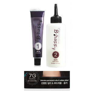 선명한칼라 색상오래지속 직접짜서 바르는 염색약 7G