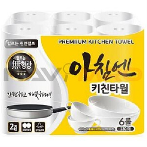 무형광 아침엔 키친타올_1BOX(6ROLL×4PK)