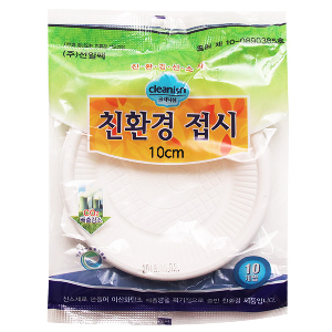크리니쉬 친환경접시100_10개입