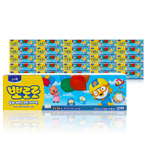 (BOX)크린랩 뽀로로 슬라이딩지퍼백(대)25x24x12매_24개입