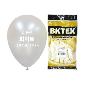 펄풍선(30Cm/화이트/50입)
