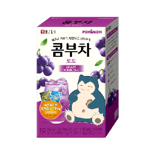 담터 포켓몬 콤부차 포도 10T