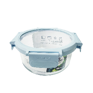 롯데 이라이프 유리밀폐용기 원형 390ml