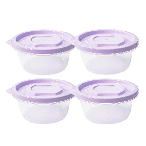 이라이프 튼튼 간편 보관용기 원형 190ml 4개입