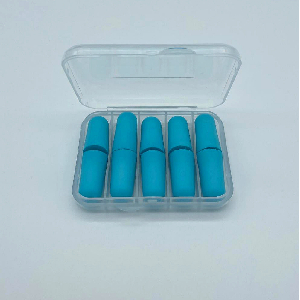 소음차단 여행용 취침 귀마개 코골이 수면 독서 블루