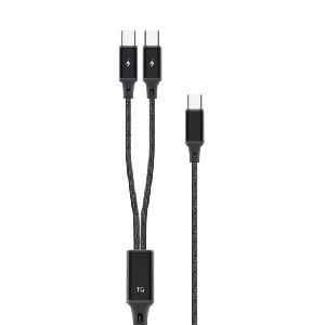 TG)2IN1 고속충전 멀티케이블 C to C/C TG-AG151D