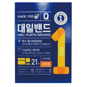 대일)대일밴드뉴(혼합형/21매)-갑(6개입)