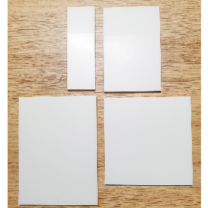 PET 방수 투명필름 점착메모지 50매 75x25mm