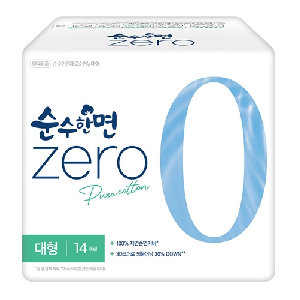깨끗한나라)순수한면ZERO(대형/14P)