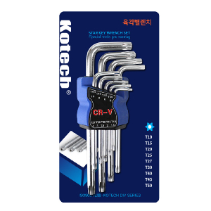 코텍 육각별렌치 9P