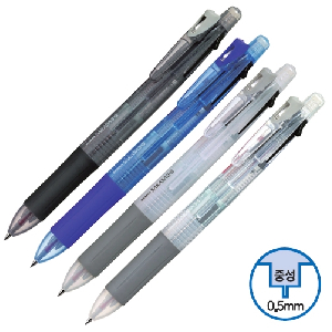 제브라)사라사 중성펜+샤프 3+1(0.5mm/청)