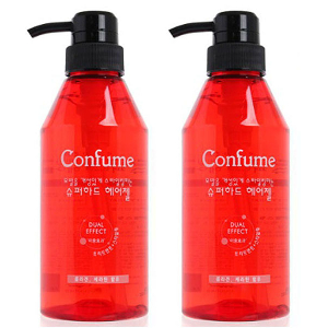 다양하고 개성 끈적임없는 스타일 헤어젤 400ml 2개