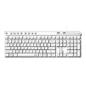아이리버)유선 항균 키보드 2Port Hub K601U 화이트