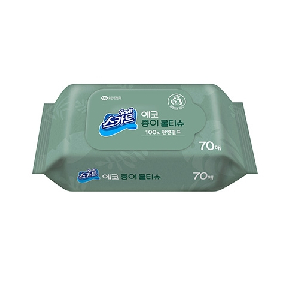 ★할인_유한킴벌리)에코종이물티슈(70매)