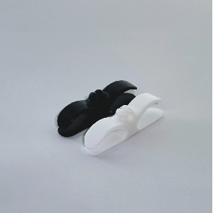무타공코드정리클립 블랙 1p