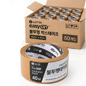 이지온 불투명 박스테이프 48mm x 40m, 50개입