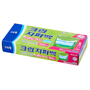 크린랩 스탠딩액상 지퍼백 900ml 10매입
