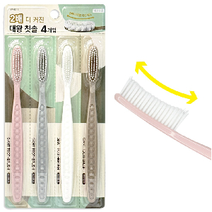 나무이야기 대왕 칫솔 4개입