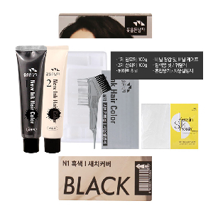 간편한 컬러 찰랑거리는 케라틴단백질 염색약 N1 흑색