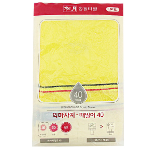 송월 빅마사지 때밀이40 240 x 140mm , 10매입