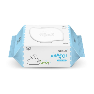★할인_미래생활)뉴새싹이물티슈(100매/캡형)