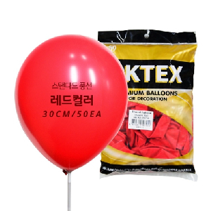 일반풍선(30Cm/레드/50입)