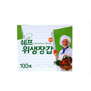 쉐프 위생장갑 100매