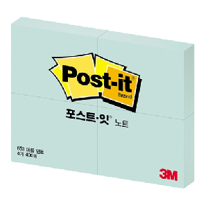 3M)포스트-잇 노트(653-4/애플민트)