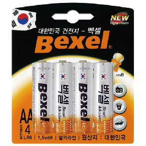 벡셀)알카라인건전지(AA/B4)