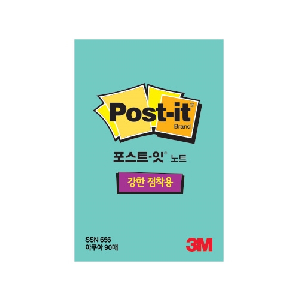 3M)포스트-잇 강한점착용(656/아쿠아)