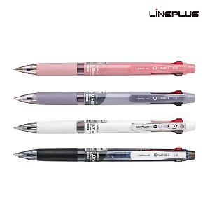 라인플러스)M라인3 3색볼펜(0.5mm/화이트)