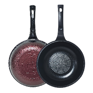 퀸센스 티타늄코팅 로즈 궁중팬 28cm