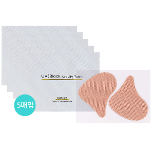당당하게 인체공학적 피부에착붙 골프 자외선패치 5매