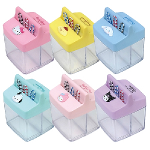 산리오)사각자석클립통(시나모롤)